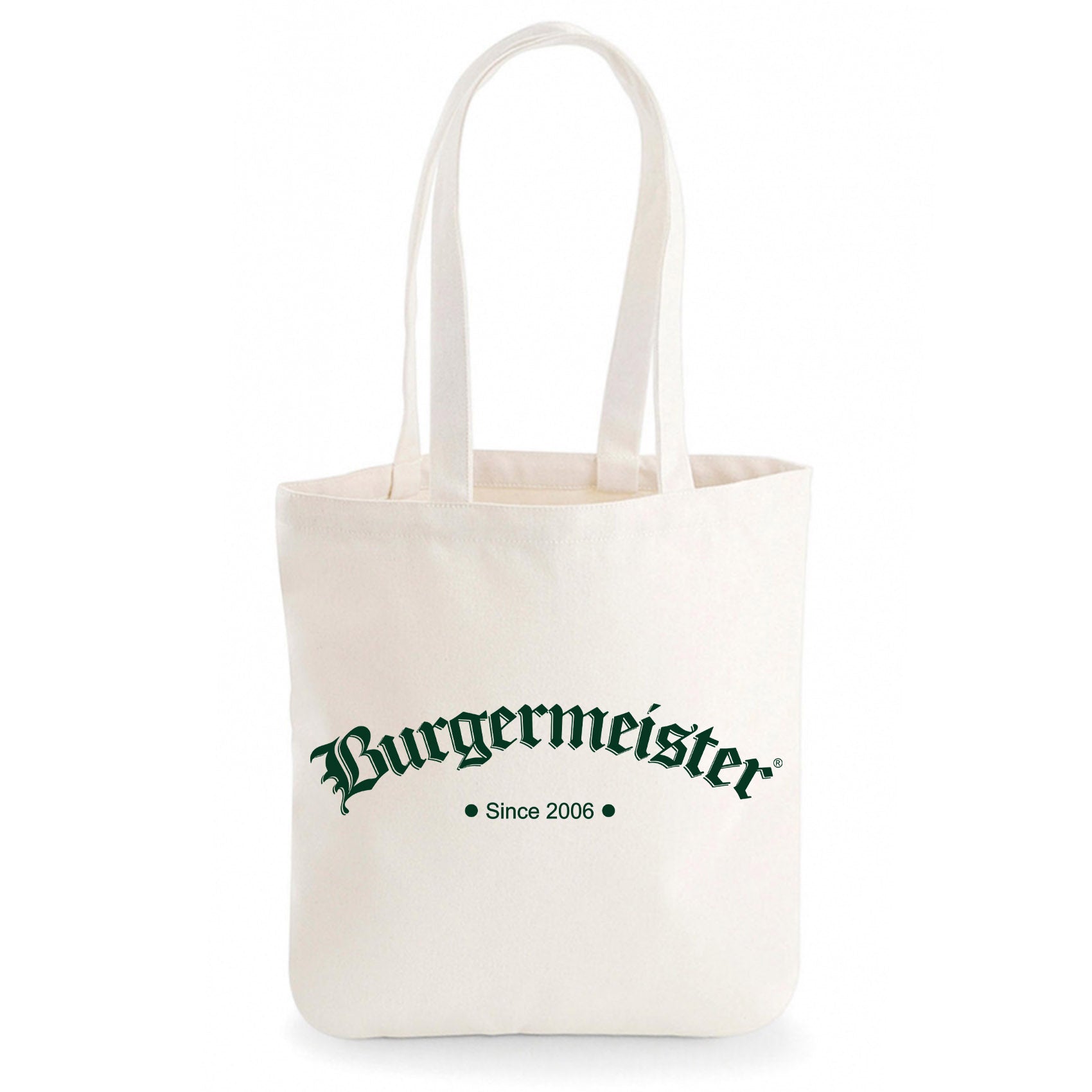 Tasche Burgermeister-Logo