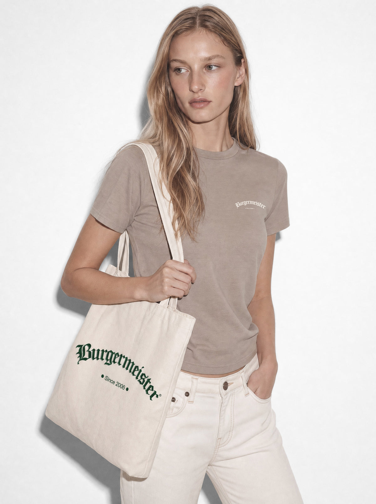 Tasche Burgermeister-Logo